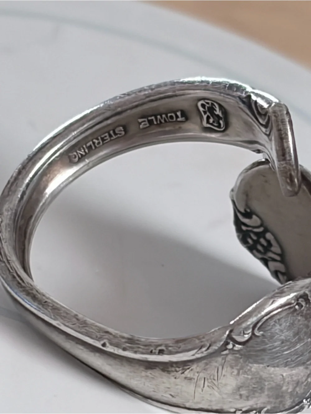 Towle Silver Ornate Wrap Ring